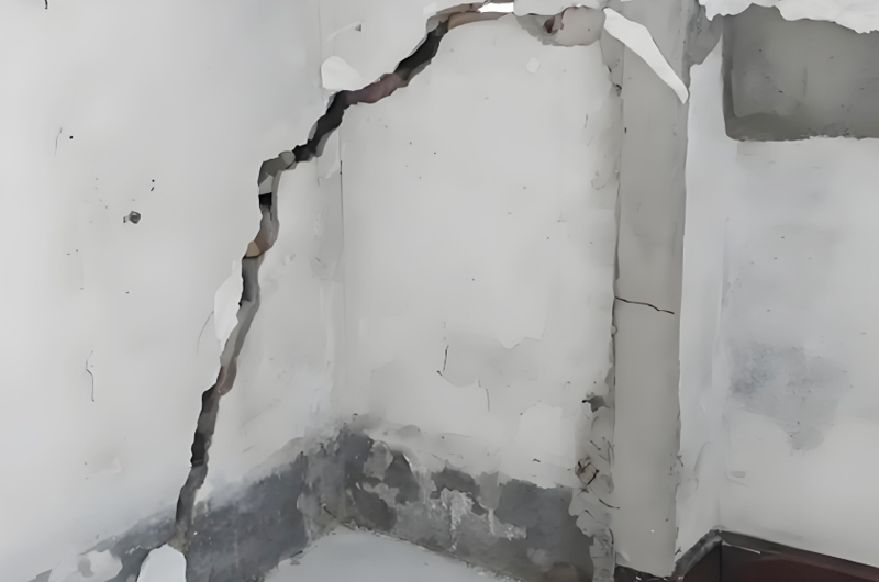 自建房地基下沉